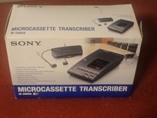 Transcritor/gravador de cassete desktop Sony M-2000A com controle de pé  comprar usado  Enviando para Brazil