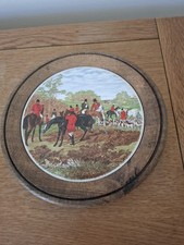 Wooden hunting scene for sale  KING'S LYNN