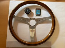 Holzlenkrad nardi durchm gebraucht kaufen  Solingen