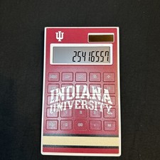 Calculadora de mesa Indiana Hoosiers listras chaveiro comprar usado  Enviando para Brazil