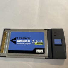 Usado, Linksys Wireless-G 2.4GHz Notebook Adaptador Internet PCMCIA PC Modem Placa @CPU23 comprar usado  Enviando para Brazil