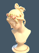 Vintage capodimonte bust d'occasion  Expédié en Belgium