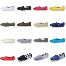 Usado, novo TOM para Sapatos Unissex Sapatos Slip-on Casual Flats Sapatos Mocassim de Lona Sólida Lazer # comprar usado  Enviando para Brazil