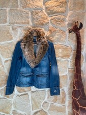 Damen jeansjacke pelzkragen gebraucht kaufen  Bayreuth
