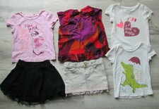 ❤ LOTE de 6 meninas GAP ~ roupa camisas saia 3 3T coração Nova York rosa comprar usado  Enviando para Brazil