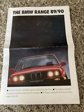 Bmw model brochure for sale  SHEFFIELD