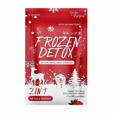 Frozen Detox 2 em 1 Detox com casca de psyllium e garcinia - 60 cápsulas comprar usado  Enviando para Brazil