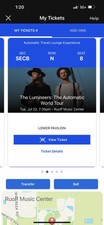 Lumineers tour indiana for sale  Indianapolis