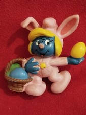 Figurine schtroumpfette lapin d'occasion  Bernay