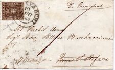 Montevarchi arezzo 10.7.1860 usato  Cagliari