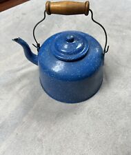 Vintage teapot blue for sale  Cave City