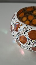 Mosaik teelichthalter kerzenha gebraucht kaufen  Heiligenhafen