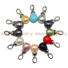 Usado, Lotes 12x16mm pingente de gota de pérola multicolorido lágrima concha do mar do sul comprar usado  Enviando para Brazil