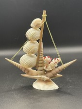 Authentic seashell sailboat for sale  Manhattan