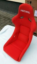 RECARO POLE POSITION SEAT N.G FIA, PERLONVELOURS VERMELHO, NOVO EM FOLHA, 070.98.0193 comprar usado  Enviando para Brazil