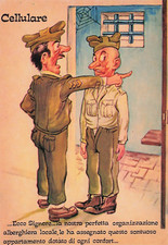 Cartolina umoristica militare usato  Lugo