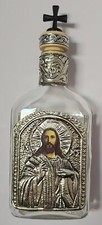 Weihwasser Flasche für 200ml Metal-Ikone Jesus Christus Holy Water bottle icon * comprar usado  Enviando para Brazil
