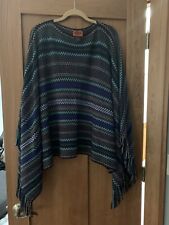 Missoni poncho blue d'occasion  Expédié en Belgium