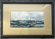 Antique watercolor painting for sale  Penn Valley