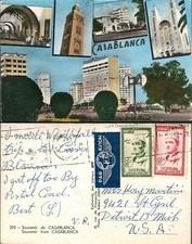 Morocco airmail cover for sale  Fresno