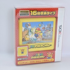 Nintendo DS 3DS Card Pocket MARIO PIKACHU estojo cartucho 16 armazenamento Pokemon 2370 comprar usado  Enviando para Brazil