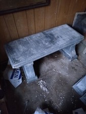 Garden bench stone for sale  CONSETT