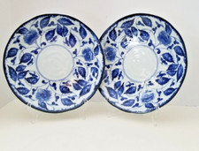 Pratos de jantar Mino, conjunto de 2, azul e branco. 10,5 polegadas. Japonês. comprar usado  Enviando para Brazil
