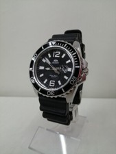 Relógio de pulso ORIENT Diver Date UNE3-CO-B automático preto masculino couro SS usado comprar usado  Enviando para Brazil