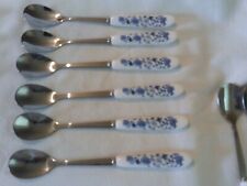 Tea spoons floral for sale  BRIDGNORTH
