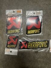 Akrapovic metal decals d'occasion  Expédié en Belgium