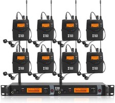 Monitor intra-auricular sem fio XTUGA IEM1200 canal duplo 2-8 bodypacks monitores auriculares comprar usado  Enviando para Brazil