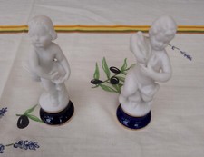 Figurines chérubins porcelain d'occasion  Maël-Carhaix