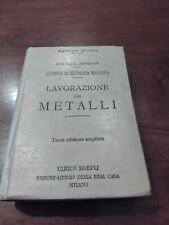 Manuale hoepli lavorazione usato  Cavezzo