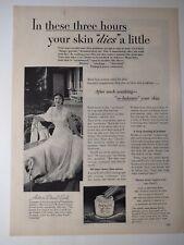 Creme frio lagoas nestas três horas pele morre um pouco vintage década de 1950 anúncio impresso comprar usado  Enviando para Brazil