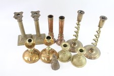 Brass candlestick holders for sale  LEEDS