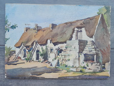 Dessin aquarelle paysage d'occasion  Locminé