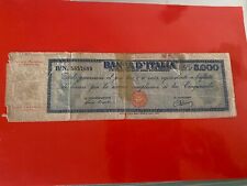 5000 lire falso usato  Gergei
