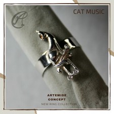 Anello cat music usato  Torre del Greco