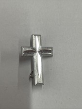 Silver tone cross for sale  LOWESTOFT
