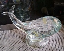 Art glass whale for sale  Duluth