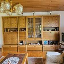 Erhaltene wohnzimmerwand eiche gebraucht kaufen  Wilhelmsfeld