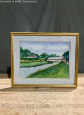Signed bridge painting for sale  Bridgeport