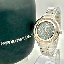 Usado, Relógio de pulso feminino Emporio Armani Shell com nova bateria e caixa original comprar usado  Enviando para Brazil