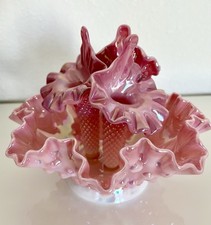 Fenton iridescent pink for sale  Desert Hot Springs