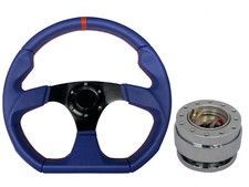 Blue aftermarket steering for sale  PETERBOROUGH