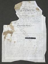 Regno sardegna autografo usato  Vimodrone