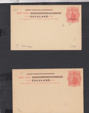 Tb002 zululand ganzsache gebraucht kaufen  Weinheim