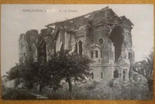 Antica cartolina chiesa usato  Borgaro Torinese