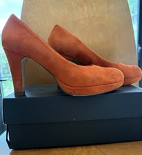 Clarks women orange for sale  LONDON