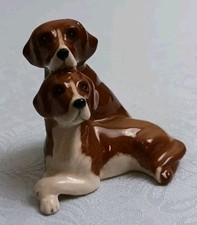 Filhotes Beagle de porcelana vintage colecionáveis Beswick England, usado comprar usado  Enviando para Brazil